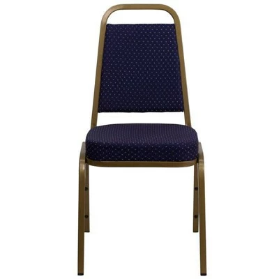 Fabric Banquet Chair Navy Blue - Riverstone Furniture Collection 5 Fabric Banquet Chair Navy Blue - Riverstone Furniture Collection - Image 3