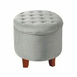 Large Round Tufted Storage Ottoman - HomePop Berry Velvet 22 Large Round Tufted Storage Ottoman - HomePop Berry Velvet -Dining Chairs And Benches Official Shop unnamed file 11561
