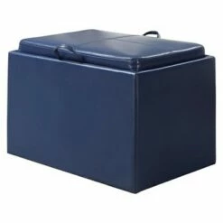 Breighton Home Accent Storage Ottoman - Convenience Concepts Blue 12 Breighton Home Accent Storage Ottoman - Convenience Concepts Blue -Dining Chairs And Benches Official Shop unnamed file 11584