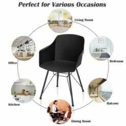 Costway Set of 2 Dining Chair Modern Molded Shell Plastic Seat Metal Frame White 18 Costway Set of 2 Dining Chair Modern Molded Shell Plastic Seat Metal Frame White -Dining Chairs And Benches Official Shop unnamed file 1161