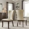 Set of 2 Airelle Nailhead Trim Upholstered Wingback Dining Chairs Beige - Inspire Q -Dining Chairs And Benches Official Shop unnamed file 11622