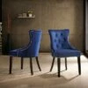 Set of 2 Ella Tufted Back Upholstered Nail Head Chair - Carolina Chair & Table Espresso/navy 1 Set of 2 Ella Tufted Back Upholstered Nail Head Chair - Carolina Chair & Table Espresso/navy -Dining Chairs And Benches Official Shop unnamed file 11629