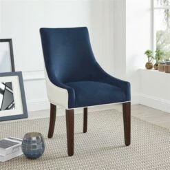 Jolie Upholstered Dining Chair -Navy Blue - Comfort Pointe -Dining Chairs And Benches Official Shop unnamed file 1180