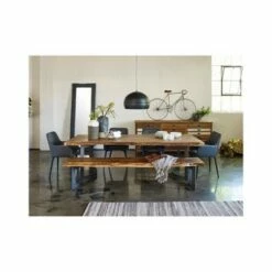 Set of 2 Conic Dining Chairs Black - Alder Bay