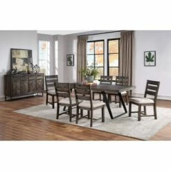 Set of 2 Alvara Court Dining Chairs - Treasure Trove Accents Gray Fabric 18 Set of 2 Alvara Court Dining Chairs - Treasure Trove Accents Gray Fabric -Dining Chairs And Benches Official Shop unnamed file 1366