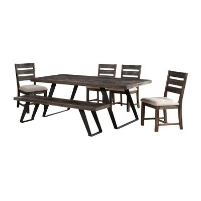 Set of 2 Alvara Court Dining Chairs - Treasure Trove Accents Gray Fabric 8 Set of 2 Alvara Court Dining Chairs - Treasure Trove Accents Gray Fabric - Image 6