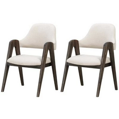 Set of 2 Alvara Court Dining Chairs - Treasure Trove Accents Gray Fabric 13 Set of 2 Alvara Court Dining Chairs - Treasure Trove Accents Gray Fabric - Image 11