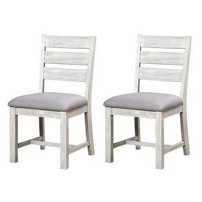 Set of 2 Alvara Court Dining Chairs - Treasure Trove Accents Gray Fabric 16 Set of 2 Alvara Court Dining Chairs - Treasure Trove Accents Gray Fabric - Image 14