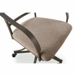 Set of 2 Carter Swivel Dining Chair Metal/Tan/Cherry - Powell Company -Dining Chairs And Benches Official Shop unnamed file 1383