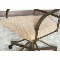 Set of 2 Carter Swivel Dining Chair Metal/Tan/Cherry - Powell Company -Dining Chairs And Benches Official Shop unnamed file 1385