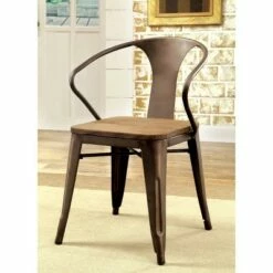 Set of 2 Smithson Wooden Seat Side Chair Natural - HOMES: Inside + Out