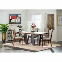 Velvet and Wood Dining Arm Chair Beige - Venus Williams Collection -Dining Chairs And Benches Official Shop unnamed file 1408