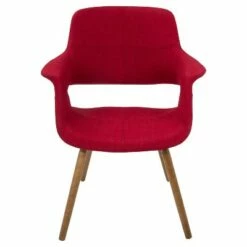Vintage Flair Mid - Century Modern Chair - Red - Lumisource -Dining Chairs And Benches Official Shop unnamed file 1469