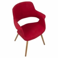 Vintage Flair Mid - Century Modern Chair - Red - Lumisource -Dining Chairs And Benches Official Shop unnamed file 1470