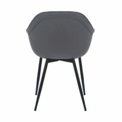 Clover Faux Leather Metal Dining Room Chair Gray - Armen Living -Dining Chairs And Benches Official Shop unnamed file 1594