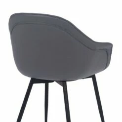 Clover Faux Leather Metal Dining Room Chair Gray - Armen Living -Dining Chairs And Benches Official Shop unnamed file 1596