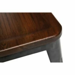 Set of 4 18" Industrial Modern Mid Back Galvanized Steel Chairs with Arms and Solid Ash Wood Seats Gunmetal/Walnut - OFM -Dining Chairs And Benches Official Shop unnamed file 1607