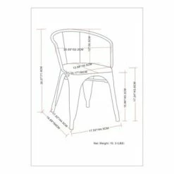 Set of 2 Elisse Metal Dining Armchairs Distressed Black/Silver - WyndenHall 14 Set of 2 Elisse Metal Dining Armchairs Distressed Black/Silver - WyndenHall -Dining Chairs And Benches Official Shop unnamed file 1658