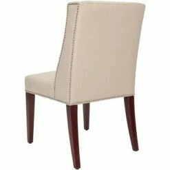 Rachel Arm Chair with Nail Heads (Set of 2) - Taupe - Safavieh 8 Rachel Arm Chair with Nail Heads (Set of 2) - Taupe - Safavieh -Dining Chairs And Benches Official Shop unnamed file 1662