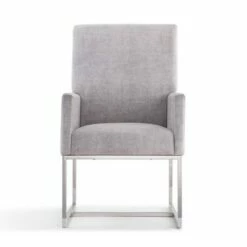 Element Velvet Dining Armchair Gray - Manhattan Comfort 8 Element Velvet Dining Armchair Gray - Manhattan Comfort -Dining Chairs And Benches Official Shop unnamed file 1683