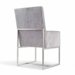 Element Velvet Dining Armchair Gray - Manhattan Comfort 10 Element Velvet Dining Armchair Gray - Manhattan Comfort -Dining Chairs And Benches Official Shop unnamed file 1685