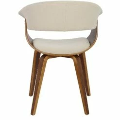 Vintage Mode Mid-Century Modern Dining Accent Chair - LumiSource Cream -Dining Chairs And Benches Official Shop unnamed file 174