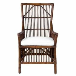Walton Rattan Occasional Chair Brown - East At Main