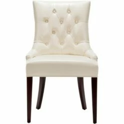 Amanda 19"H Tufted Chair w/ Nickel Nail Heads - Safavieh -Dining Chairs And Benches Official Shop unnamed file 1888