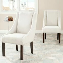 Gretchen 20"H Side Chair (Set of 2) w/ Nail Heads - Safavieh