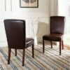 Ken Leather Side Chair (Set of 2) - Safavieh 2 Ken Leather Side Chair (Set of 2) - Safavieh -Dining Chairs And Benches Official Shop unnamed file 1937