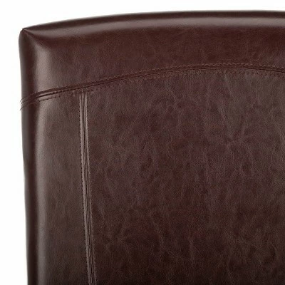 Ken Leather Side Chair (Set of 2) - Safavieh 7 Ken Leather Side Chair (Set of 2) - Safavieh - Image 5