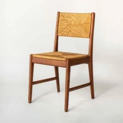 Threshold Designed W/Studio McGee Sunnyvale Woven Dining Chair - Threshold™ designed with Studio McGee Natural -Dining Chairs And Benches Official Shop unnamed file 1963