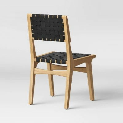 Ceylon Woven Dining Chair - White & Natural Wood - Opalhouse™ 5 Ceylon Woven Dining Chair - White & Natural Wood - Opalhouse™ - Image 3