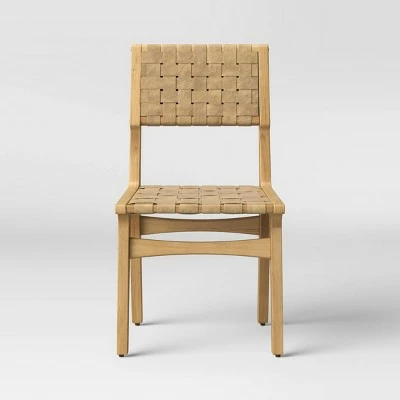 Ceylon Woven Dining Chair - White & Natural Wood - Opalhouse™ 9 Ceylon Woven Dining Chair - White & Natural Wood - Opalhouse™ - Image 7
