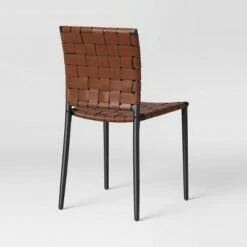 2pk Wellfleet Woven Leather Metal Base Dining Chair - Project 62™ Natural -Dining Chairs And Benches Official Shop unnamed file 1997