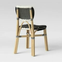 Canton Rattan and Woven Dining Chair - Threshold™ Black/white -Dining Chairs And Benches Official Shop unnamed file 2055