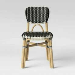Canton Rattan and Woven Dining Chair - Threshold™ Black/white -Dining Chairs And Benches Official Shop unnamed file 2057