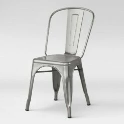 Carlisle High Back Dining Chair - Threshold Matte Black