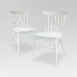 Set of 2 Windsor Dining Chair - Threshold™ White -Dining Chairs And Benches Official Shop unnamed file 2069