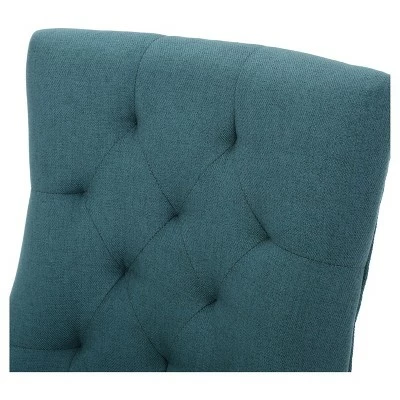 Set of 2 Hayden Tufted Dining Chairs - Christopher Knight Home Brown 4 Set of 2 Hayden Tufted Dining Chairs - Christopher Knight Home Brown - Image 2