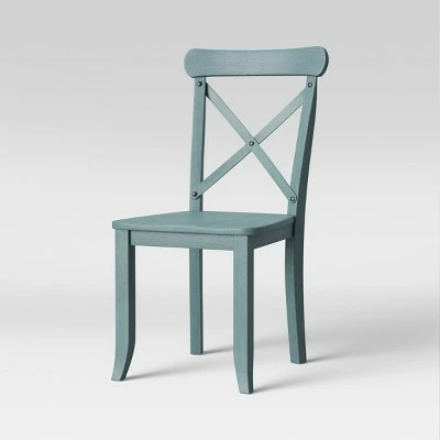 Set of 2 Litchfield X-Back Dining Chair - Threshold Antique White 4 Set of 2 Litchfield X-Back Dining Chair - Threshold Antique White - Image 2