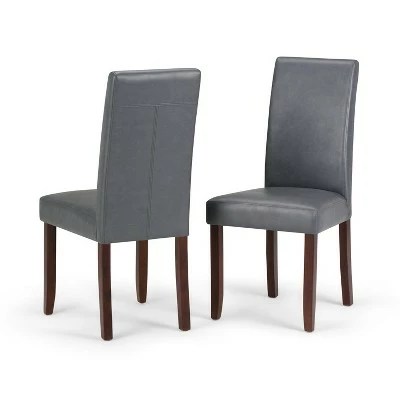 Set of 2 Normandy Parson Dining Chairs - WyndenHall Midnight Black 8 Set of 2 Normandy Parson Dining Chairs - WyndenHall Midnight Black - Image 6
