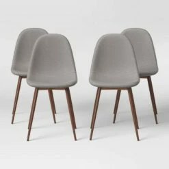 4pk Copley Upholstered Dining Chair - Project 62™ Light Gray -Dining Chairs And Benches Official Shop unnamed file 2291