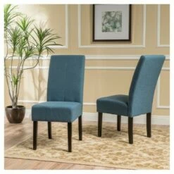 Set of 2 Pertica Dining Chairs - Christopher Knight Home Light Gray
