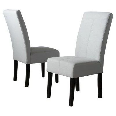 Set of 2 Pertica Dining Chairs - Christopher Knight Home Light Gray 7 Set of 2 Pertica Dining Chairs - Christopher Knight Home Light Gray - Image 5