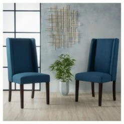 Set of 2 Rory Dining Chairs - Christopher Knight Home Navy Blue