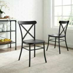 Set of 2 Camille Dining Chair Matte Black - Crosley -Dining Chairs And Benches Official Shop unnamed file 2468