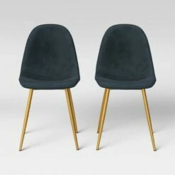 Copley Velvet Dining Chair with Brass Leg - Project 62™ Blush Pink/brass -Dining Chairs And Benches Official Shop unnamed file 2505