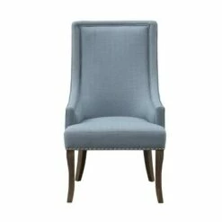 Brandels Accent Dining Armchair Blue - Treasure Trove Accents