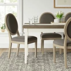 Kelly Oval Back Dining Chair - Threshold™ Linen